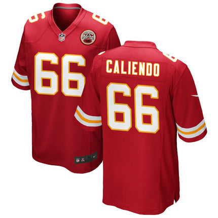 Mike Caliendo Kansas City Chiefs 2026 Game Jersey - Red