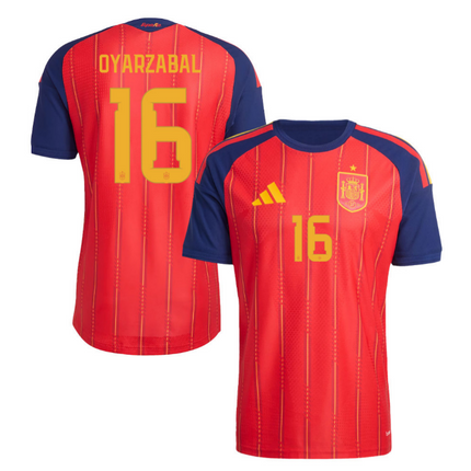 Mikel Oyarzabal Spain National Team 2026 World Cup Home Jersey - Red