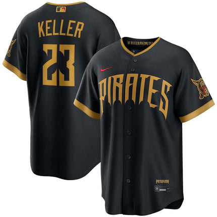 Mitch Keller Pittsburgh Pirates 2026 City Connect Stadium Jersey - Black