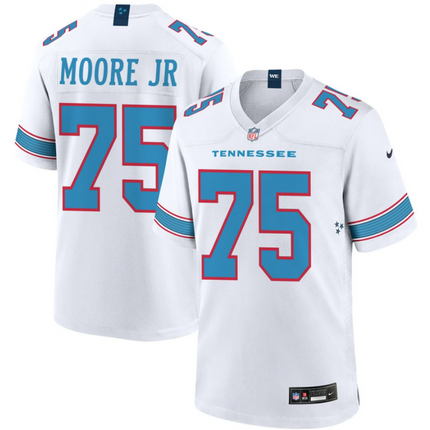 Dan Moore Jr. Tennessee Titans 2026 Game Jersey - White
