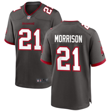 Benjamin Morrison Tampa Bay Buccaneers 2026 Alternate Game Jersey - Pewter
