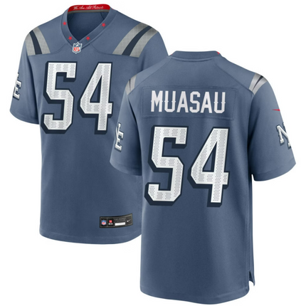 Darius Muasau New England Patriots 2026 Rivalries Collection Game Jersey - Blue (Copy)