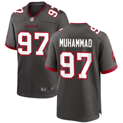 Al-Quadin Muhammad Tampa Bay Buccaneers 2026 Alternate Game Jersey - Pewter