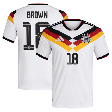 Nathaniel Brown Germany National Team World Cup 2026 World Cup Home Jersey - White