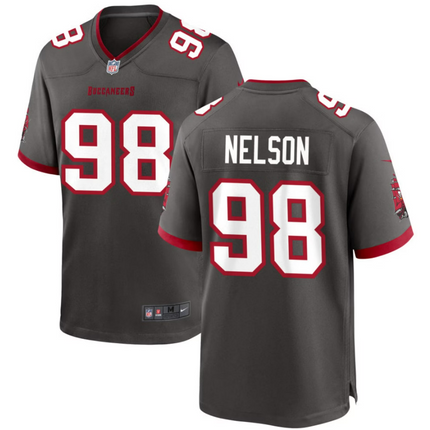 Anthony Nelson Tampa Bay Buccaneers 2026 Alternate Game Jersey - Pewter
