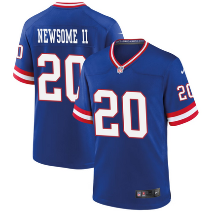Greg Newsome II New York Giants 2026 Classic Game Jersey - Royal