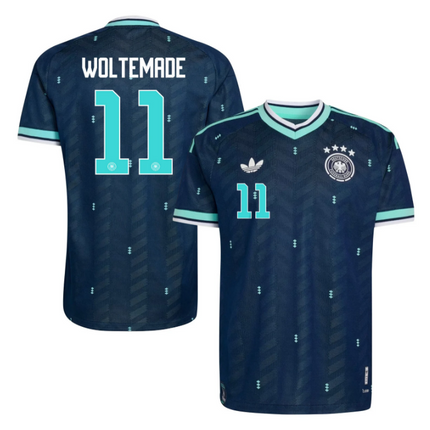 Nick Woltemade Germany National Team World Cup 2026 World Cup Away Jersey - Navy