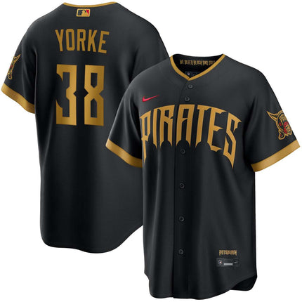 Nick Yorke Pittsburgh Pirates 2026 City Connect Stadium Jersey - Black
