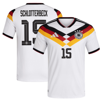 Nico Schlotterbeck Germany National Team World Cup 2026 World Cup Home Jersey - White