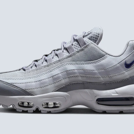 Men's Nike Air Max 95 Grey Midnight Navy Shoes