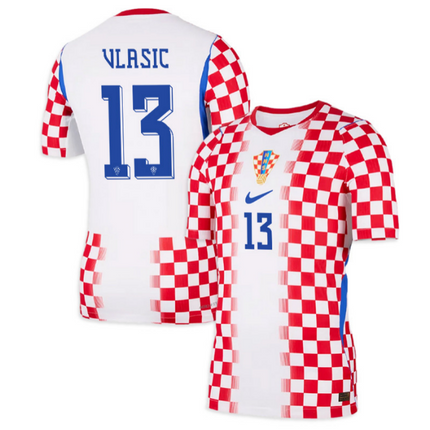 Nikola Vlasic Croatia National Team 2026 World Cup Home Jersey - Red