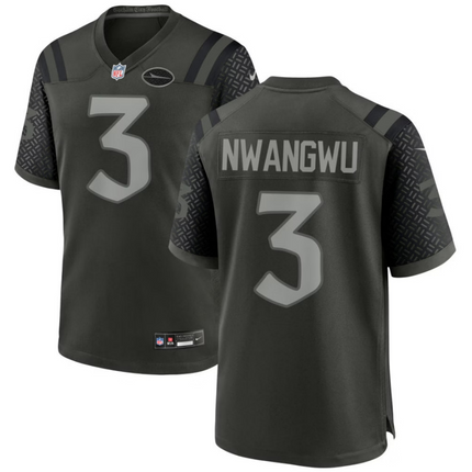 Kene Nwangwu New York Jets 2026 Rivalries Collection Game Jersey - Green