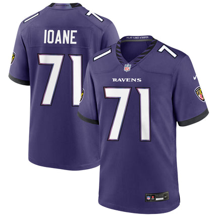 Olaivavega Ioane Baltimore Ravens 2026 Game Jersey - Purple