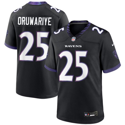Amani Oruwariye Baltimore Ravens 2026 Alternate Game Jersey - Black