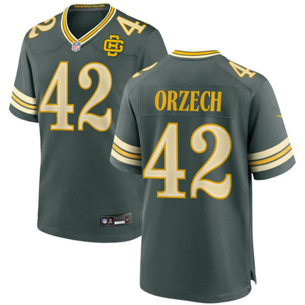 Matthew Orzech Green Bay Packers 2026 Rivalries Collection Game Jersey - Green