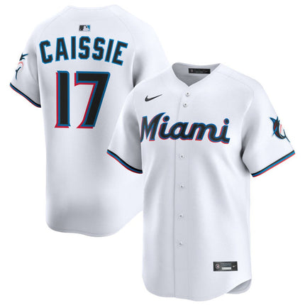 Owen Caissie Miami Marlins 2026 Home Limited Jersey - White