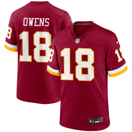 Tyler Owens Washington Commanders 2026 Game Jersey - Burgundy