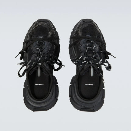 Men's Balenciaga 3XL Mesh Sneaker Mules In Black
