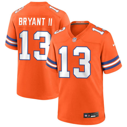 Pat Bryant Denver Broncos Mile High Collection 1977 Throwback Game Jersey - Orange