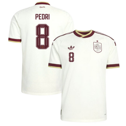 Pedri Spain National Team 2026 World Cup Away Jersey - White