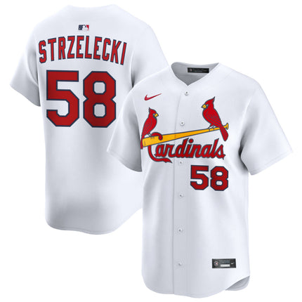 Peter Strzelecki St. Louis Cardinals 2026 Home Limited Jersey - White