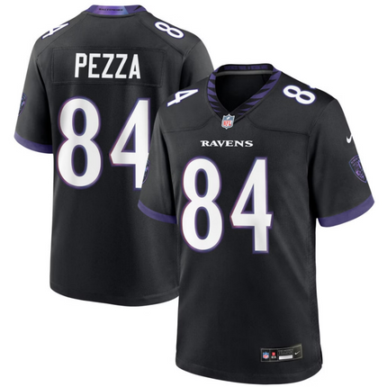 Ty Pezza Baltimore Ravens 2026 Alternate Game Jersey - Black