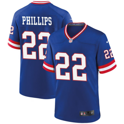 Andru Phillips New York Giants 2026 Classic Game Jersey - Royal