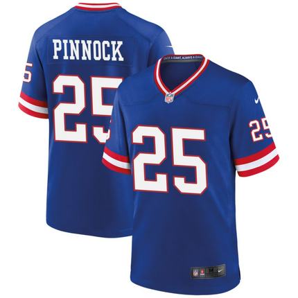 Jason Pinnock New York Giants 2026 Classic Game Jersey - Royal