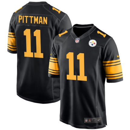 Michael Pittman Jr. Pittsburgh Steelers 2026 Alternate Game Jersey - Black