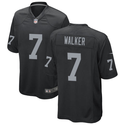 Quay Walker Las Vegas Raiders 2026 Game Jersey - Black
