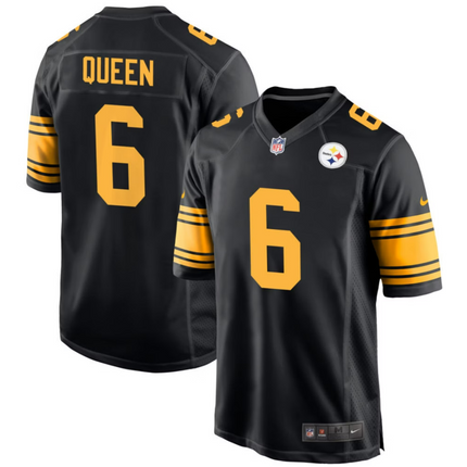 Patrick Queen Pittsburgh Steelers 2026 Alternate Game Jersey - Black