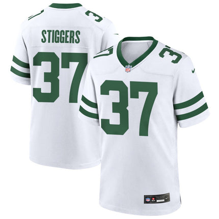 Qwantez Stiggers New York Jets 2026 Legacy Game Jersey - White
