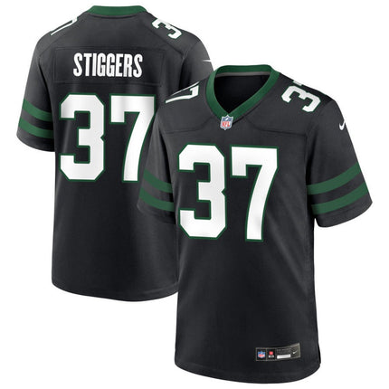 Qwantez Stiggers New York Jets 2026 Legacy Alternate Game Jersey - Black