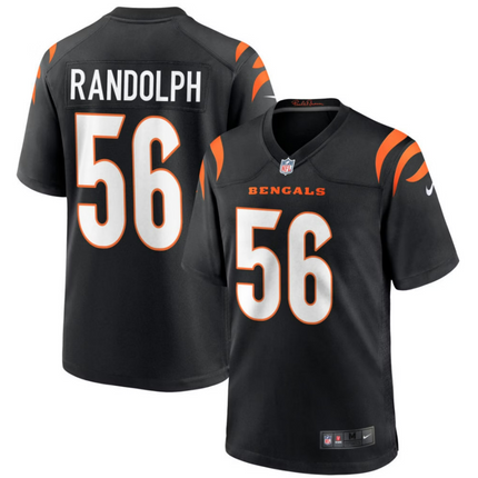 Garmon Randolph Cincinnati Bengals 2026 Game Jersey - Black