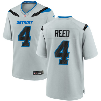 D.J. Reed Detroit Lions 2026 Rivalries Collection Game Jersey - Silver