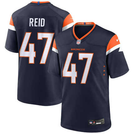 Karene Reid Denver Broncos 2026 Alternate Mile High Collection Game Jersey - Navy