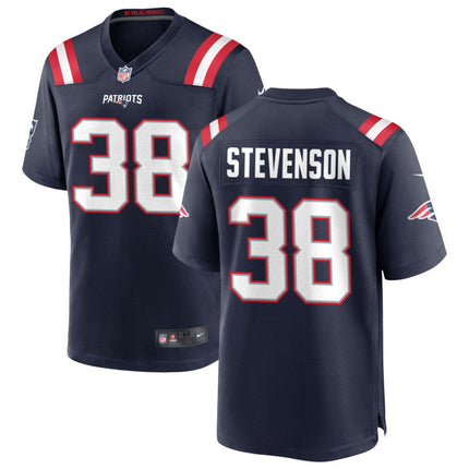 Rhamondre Stevenson New England Patriots 2026 Game Jersey - Navy