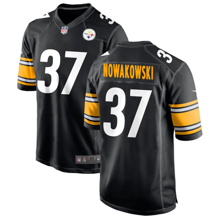Riley Nowakowski Pittsburgh Steelers 2026 Game Jersey - Black