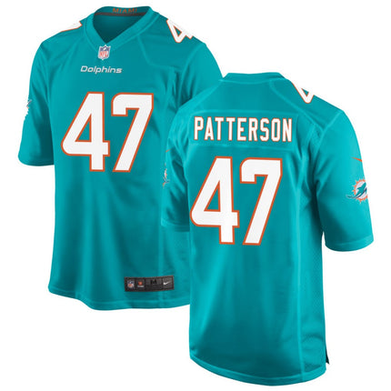 Riley Patterson Miami Dolphins 2026 Game Jersey - Aqua