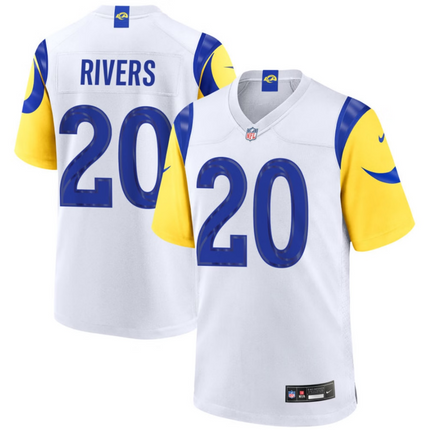 Ronnie Rivers Los Angeles Rams 2026 Game Jersey - White
