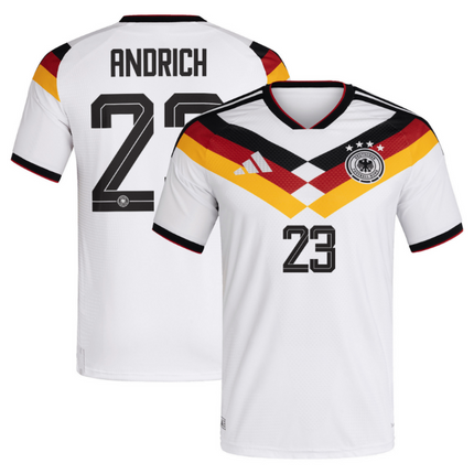Robert Andrich Germany National Team World Cup 2026 World Cup Home Jersey - White