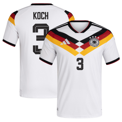 Robin Koch Germany National Team World Cup 2026 World Cup Home Jersey - White