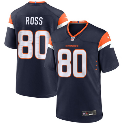 Cam Ross Denver Broncos 2026 Alternate Mile High Collection Game Jersey - Navy