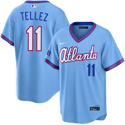 Rowdy Tellez Atlanta Braves 2026 City Connect Stadium Jersey - Powder Blue