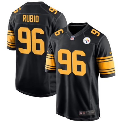 Gabriel Rubio Pittsburgh Steelers 2026 Alternate Game Jersey - Black