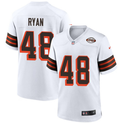 Carsen Ryan Cleveland Browns 1946 Collection Alternate Jersey - White