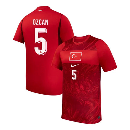 Salih Ozcan Turkey National Team 2026 World Cup Home Jersey - Red