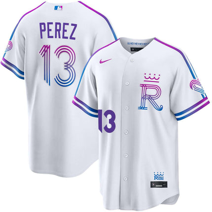Salvador Perez Kansas City Royals 2026 City Connect Jersey - White