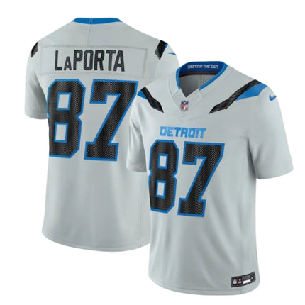 Sam LaPorta Detroit Lions 2026 Rivalries Collection Stitched Jersey - Silver