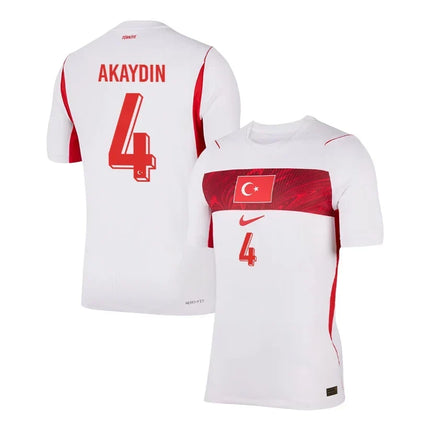 Samet Akaydin Turkey National Team 2026 World Cup Away Jersey - White